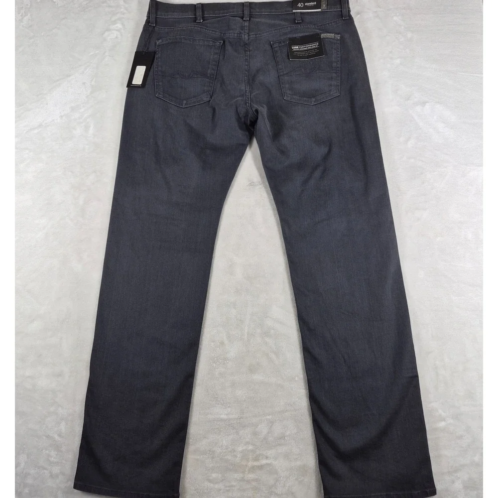 7 For All Mankind Luxe Performance Jeans Men's 40x34 Black Standard Comfort NWT